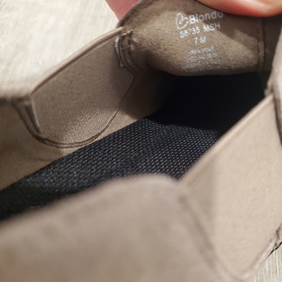 NEW Blondo Gray Suede Ankle Boot - Picture 5 of 9